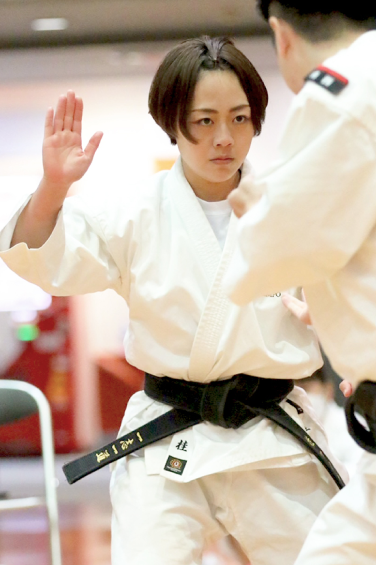 稽古中